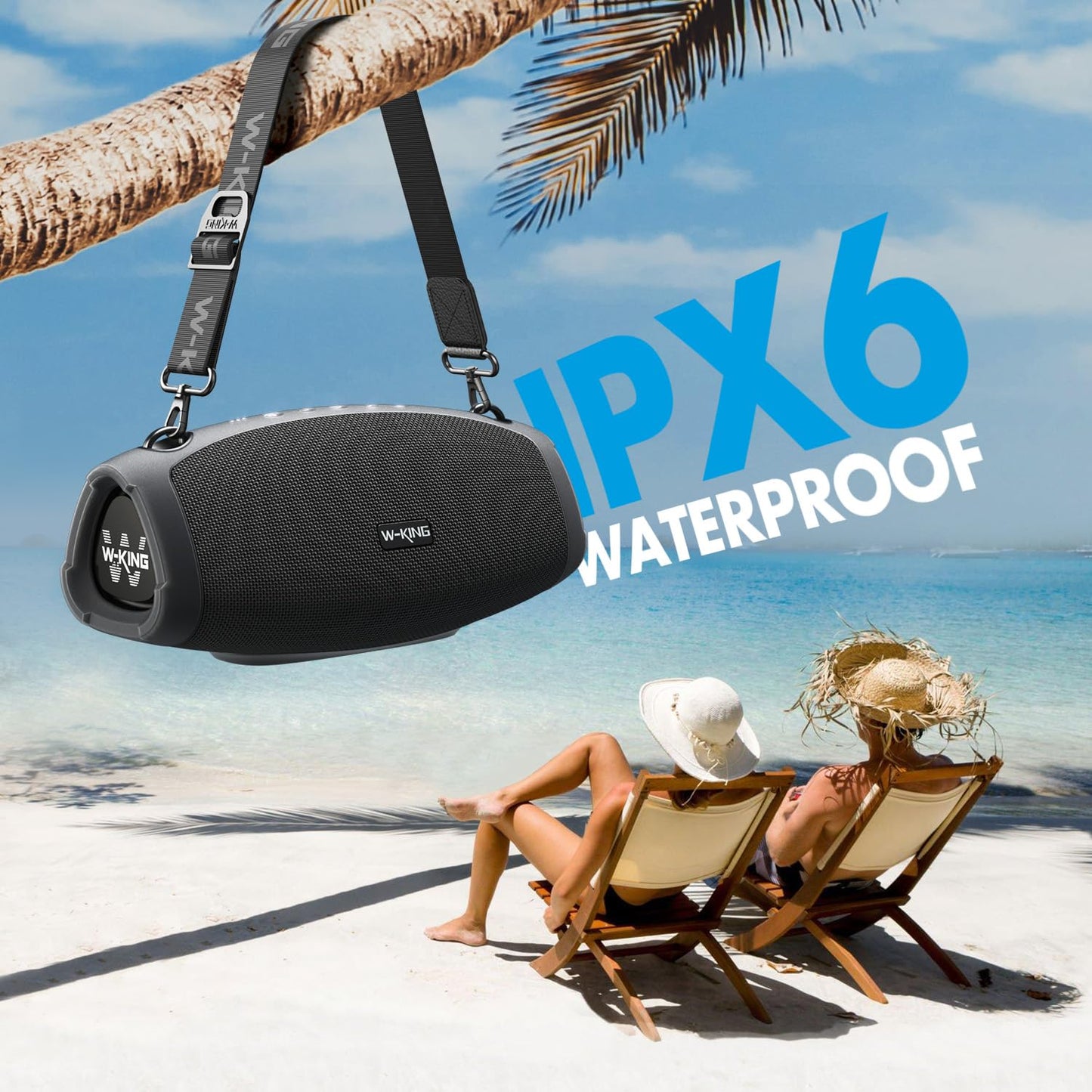 Altavoz Bluetooth 120W – Party Speaker con Batería 42h e IPX6